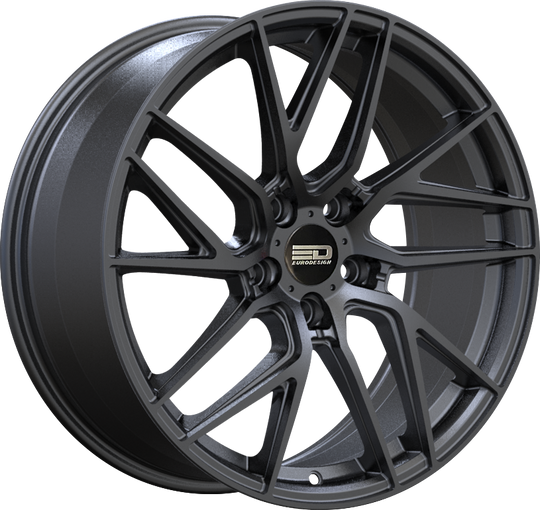 T1775G3567MB - Euro Design Tech 17X7.5 5X114.3 ET 35MM Matte Black - Euro Design Wheels Canada