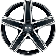 Load image into Gallery viewer, F75805KIB60D3 - MAK King5 18X7.5 5X118 ET 60MM Ice Black - MAK Wheels Canada