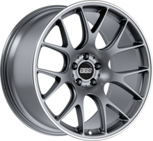 Load image into Gallery viewer, CH112TIPO - BBS CHR 19X12 5X130 ET 45MM Satin Titanium With Polished Stainless Steel Rim Protector - BBS Wheels Canada