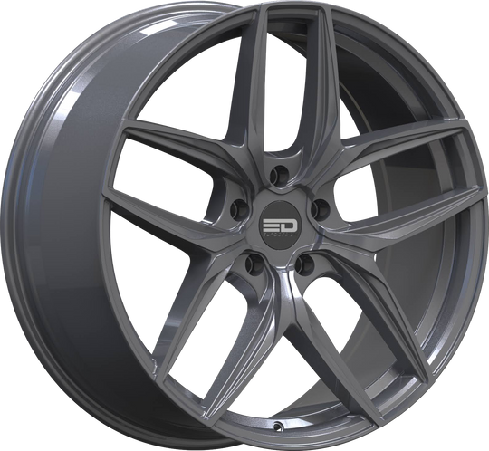 F1985G3572GGM - Euro Design Forza 19X8.5 5X114.3 ET 35MM Gloss Gunmetal - Euro Design Wheels Canada