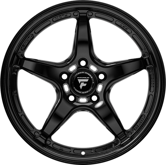 FS367-17805100P35B - Fittipaldi Street FS367B 17X8 5X100 ET 35MM Gloss Black - Fittipaldi Street Wheels Canada
