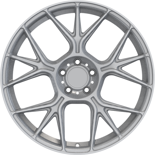 RW150033 - YKW Replicas MR4 18X8 5X112 ET 30MM Silver - YKW Replicas Wheels Canada