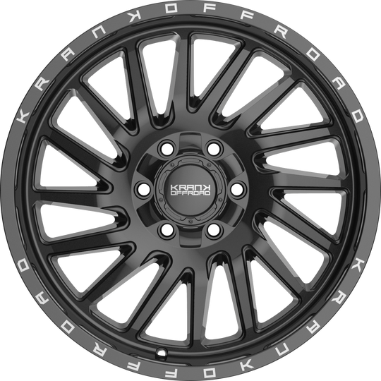 K2020963539P10GB - Krank Offroad Coil 20X9 6X135 / 6X139.7 10mm Gloss Black - Krank Offroad Wheels Canada
