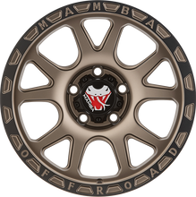 Charger l'image dans la galerie, M277985128 - Mamba M27 17X9 5X139.7 ET 12MM Stippled Matte Bronze With Black Lip - Mamba Wheels Canada