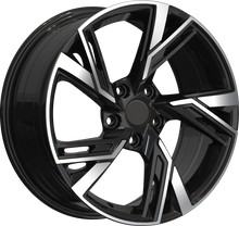 Charger l'image dans la galerie, RW150037 - YKW Replicas AR12 18X8 5X114.3 ET 35mm Gloss Black Machined - YKW Replicas Wheels Canada