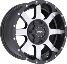 Load image into Gallery viewer, K6018963539P18GBM - Krank Offroad Slick 18X9 6X135 / 6X139.7 18mm Gloss Black With Machined Face - Krank Offroad Wheels Canada