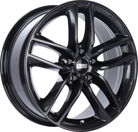 SX0202CB - BBS SX 18X8 5X112 ET 44MM Crystal Black Metallic - BBS Wheels Canada