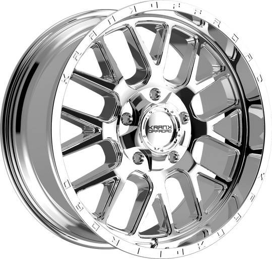 K1020952739P10CH - Krank Offroad Fuse 20X9 5X127 ET 10MM Chrome - Krank Offroad Wheels Canada