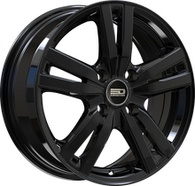 Load image into Gallery viewer, OTT1770EFS4B3867GB - Euro Design Ottano - EFS 17X7 5X100 / 5X105 / 5X110 / 5X112 / 5X115 / 5X118 / 5X108 ET 38mm Gloss Black - Euro Design Wheels Canada