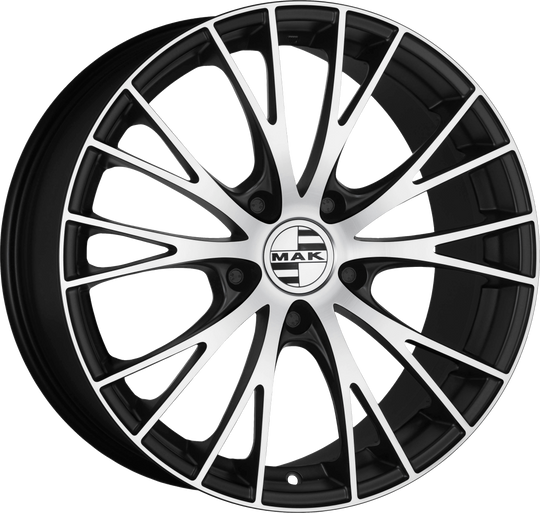 F8080NNIB21WSX - MAK Rennen 18X8 5X112 ET 21MM Ice Black - MAK Wheels Canada
