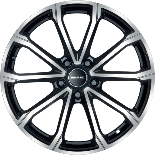 F8090BRBM30W1 - MAK Davinci 19X8 5X112 ET 30MM Black Mirror - MAK Wheels Canada