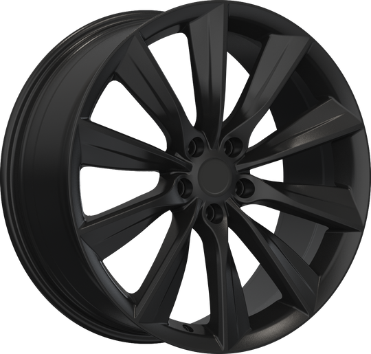 RW150023 - YKW Replicas TS1 19X9.5 5X114.3 ET 35MM Matte Black - YKW Replicas Wheels Canada