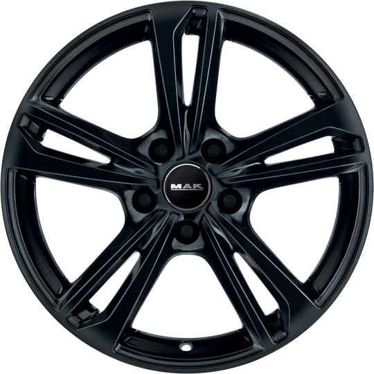 F7070EBGB42DF - MAK Emblema 17X7 5X105 ET 42MM Gloss Black - MAK Wheels Canada