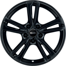 Load image into Gallery viewer, F7070EBGB38PEX - MAK Emblema 17X7 5X100 ET 38MM Gloss Black - MAK Wheels Canada