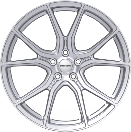 STC450520455114JGA0 - Fondmetal STC45 20X10.5 5X114.3 ET 45MM Gloss Silver - Fondmetal Wheels Canada