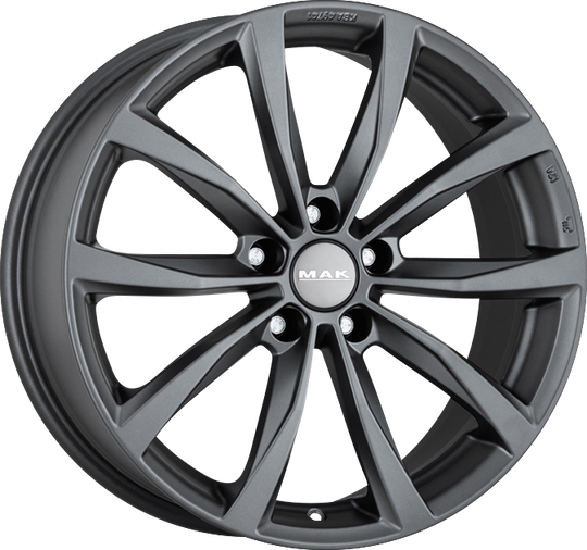 F7580WFGB35F - MAK Wolf 18X7.5 5X114.3 ET 35MM Gloss Black - MAK Wheels Canada