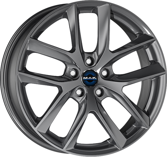 F8090VJGM40IR - MAK Voltage 19X8 5X120 ET 40MM Gloss Gun Metallic - MAK Wheels Canada