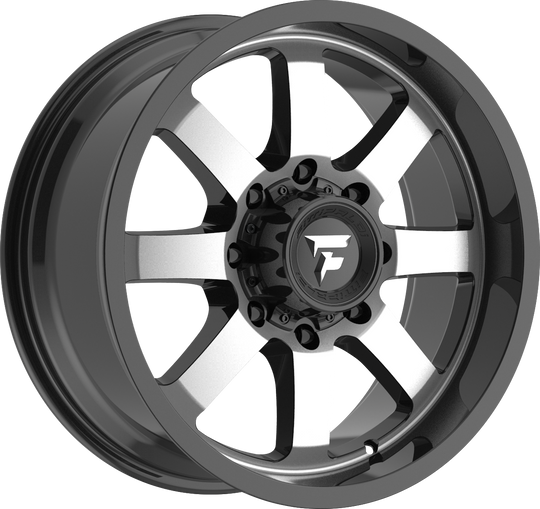 FA16-179063539N12MB - Fittipaldi Offroad FA16MB 17X9 6X139.7 / 6X135 -12mm Gloss Black Machined - Fittipaldi Offroad Wheels Canada