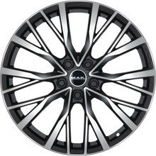 Load image into Gallery viewer, F9022KEBM43GD2X - MAK Kent 22X9 5X108 ET 43MM Black Mirror - MAK Wheels Canada