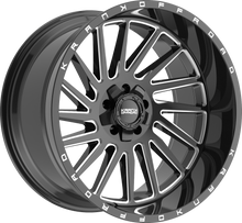 Load image into Gallery viewer, K2021252739N44GBML - Krank Offroad Coil 20X12 5X127 ET -44MM Gloss Black Milled - Krank Offroad Wheels Canada