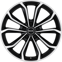 Charger l'image dans la galerie, F8080XEIB47VK2 - MAK Xenon 18X8 5X112 ET 47MM Ice Black - MAK Wheels Canada