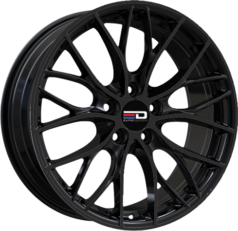 CAM1985F35667MB - Euro Design Camillo 19X8.5 5X112 ET 35MM Matte Black - Euro Design Wheels Canada