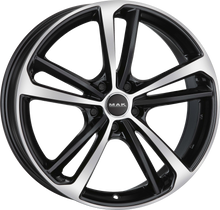 Load image into Gallery viewer, F8520NBBM32WS1X - MAK Nurburg 20X8.5 5X112 ET 32MM Black Mirror - MAK Wheels Canada