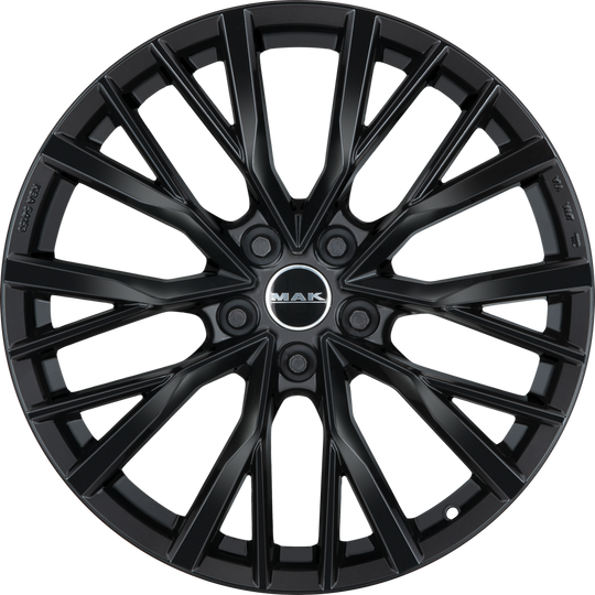 F9022KEGB43GD2X - MAK Kent 22X9 5X108 ET 43MM Gloss Black - MAK Wheels Canada