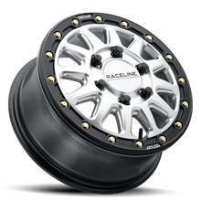 Load image into Gallery viewer, A14SB-77012+40 - Raceline A14SB Alpha 17X7 5X114.3 40mm Hyper Silver with Black Outer Ring - Raceline Wheels Canada