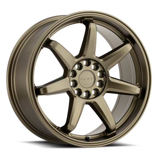 1775SFT384D04Z72 - Ruff Shift 17X7.5 4X100 / 4X114.3 38mm Bronze - Ruff Wheels Canada