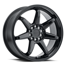 Charger l'image dans la galerie, 1880SFT384D04B72 - Ruff Shift 18X8 4X114.3 / 4X100 38mm Gloss Black - Ruff Wheels Canada