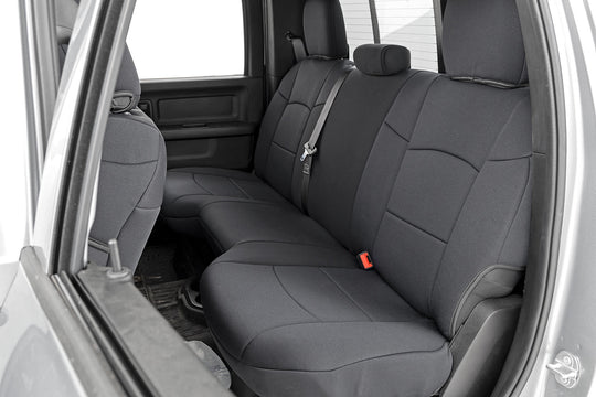 91044 Seat Covers - FR & RR - 60/40 Rear Seat - Ram 2500 2WD/4WD (19-23) Rough Country Canada