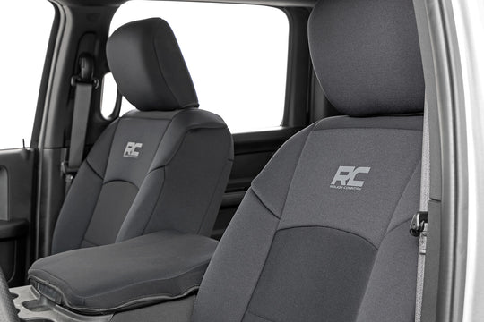 91043 Seat Covers - Bucket Seats - FR & RR - Ram 2500 2WD/4WD (2019-2023) Rough Country Canada