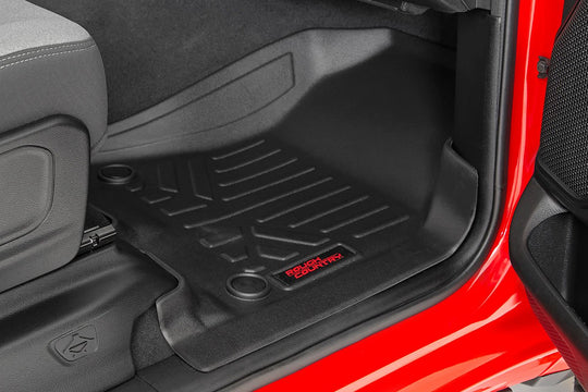 M-31422 Floor Mats - FR & RR - RR Storage- Crew - Ram 1500 (19-23)/1500 TRX (21-23) Rough Country Canada