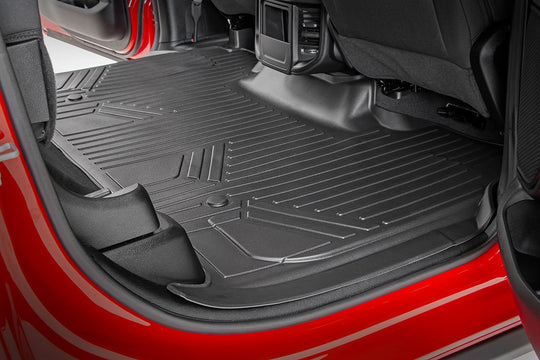 M-31422 Floor Mats - FR & RR - RR Storage- Crew - Ram 1500 (19-23)/1500 TRX (21-23) Rough Country Canada