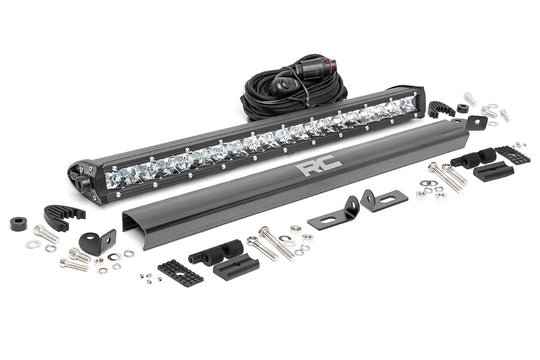 70814 LED Light - Bumper Mount - 20" Chrome Single Row - Ford Ranger (19-23) Rough Country Canada