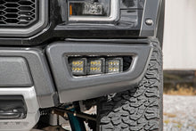 Load image into Gallery viewer, 70700 LED Light - Fog Mount - Triple 2" Black Pair - Ford Raptor (17-20) Rough Country Canada