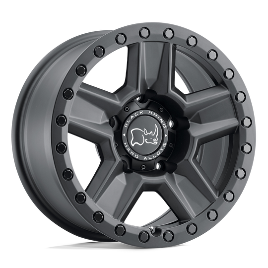 2090RVN356132M74 - Black Rhino Ravine 20X9 6X132  35mm Matte Black - Black Rhino Wheels Canada