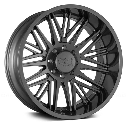 9109-24281GT - Cali Off-Road Rawkon 24X12 8X165.1 /  ET -51mm Satin Graphite - Cali Off-Road Wheels Canada