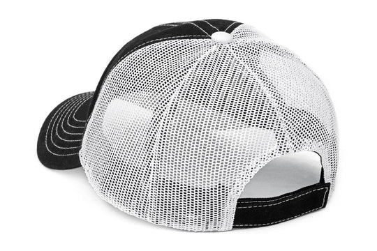 84125 Rough Country Hat - White Mesh - Rough Country Patch - Black/Red Rough Country Canada