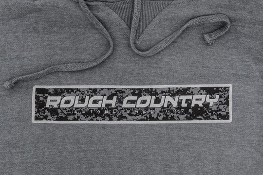 84089XL Rough Country Hoodie - Digital - Grey - XL Rough Country Canada