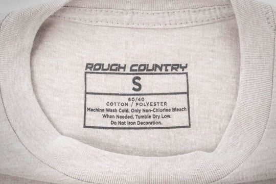 840862XL Rough Country T-Shirt - Logo - Grey - 2XL Rough Country Canada