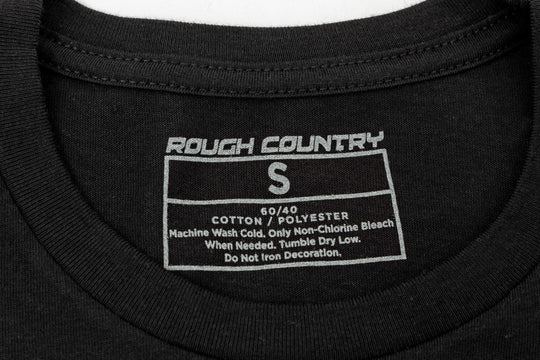 840963XL Rough Country T-Shirt - RC Lines - Black - 3XL Rough Country Canada