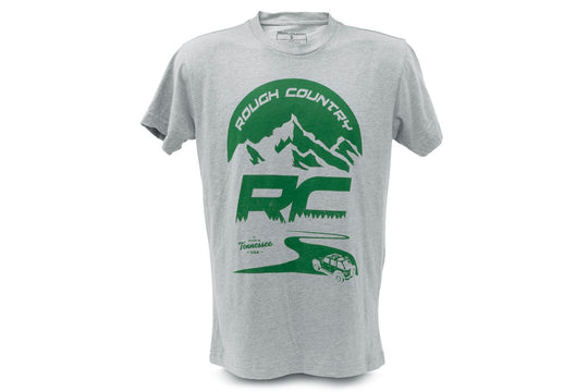 840933XL Rough Country T-Shirt - RC Mountains - Gray - 3XL Rough Country Canada