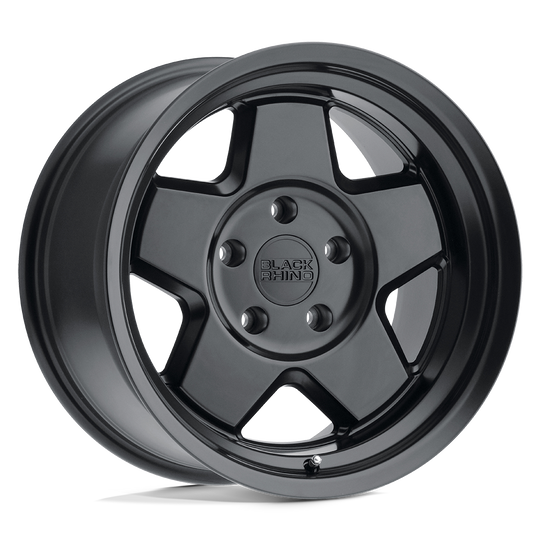1795RLM006114M76 - Black Rhino Realm 17X9.5 6X114.3  0mm Matte Black - Black Rhino Wheels Canada