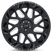 Load image into Gallery viewer, 2215RPR-45127B71 - Black Rhino Reaper 22X11.5 5X127 -44 mm Gloss Black &amp; Milled - Black Rhino Wheels Canada