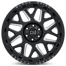 Load image into Gallery viewer, 2414RPR-65127B71 - Black Rhino Reaper 24X14 5X127 -76 mm Gloss Black &amp; Milled - Black Rhino Wheels Canada