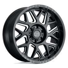 Load image into Gallery viewer, 2095RPR-88170B25 - Black Rhino Reaper 20X9.5 8X170 -18 mm Gloss Black &amp; Milled - Black Rhino Wheels Canada