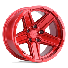Load image into Gallery viewer, 1795RCN-25127R71 - Black Rhino Recon 17X9.5 5X127 -32 mm Candy Red - Black Rhino Wheels Canada