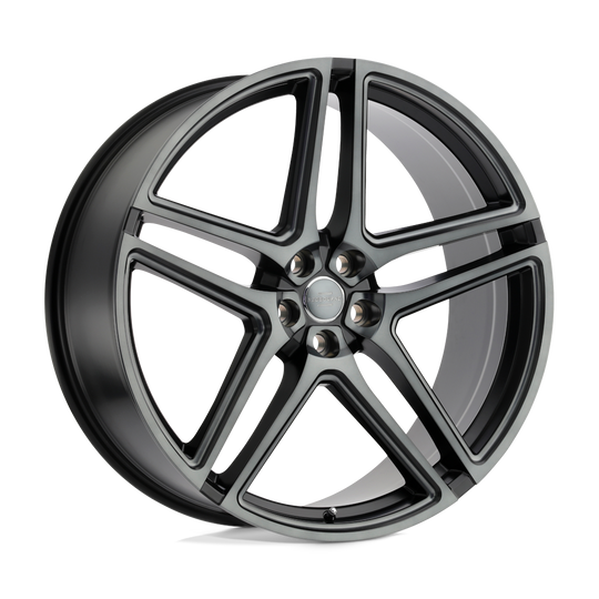 2410CWN355120F72 - Redbourne Crown 24X10 5X120  35mm Matte Black W/ Machined Face & Milled Spoke - Redbourne Wheels Canada